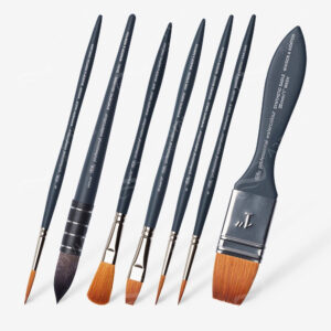 WINSOR & NEWTON : PROFESSIONAL WATERCOLOUR SYNTHETIC SABLE BRUSHES