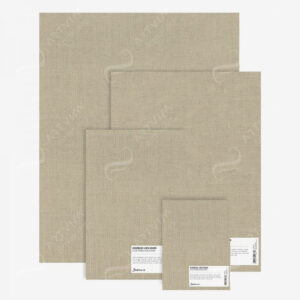 JACKSON'S : HANDMADE BOARDS CLEAR GLUE SIZED ROUGH LINEN ON MDF BOARD CL681