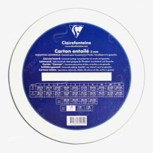 CLAIREFONTAINE : ROUND CANVAS BOARDS
