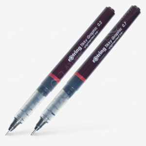 ROTRING : TIKKY GRAPHIC FINELINER PIGMENT PENS BLACK