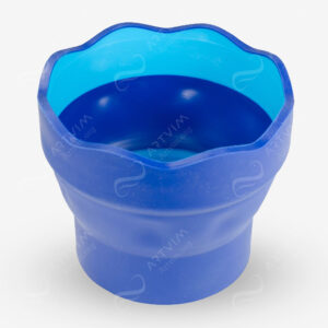 FABER-CASTELL : CLIC & GO FOLDABLE WATER POT & BRUSH HOLDERS