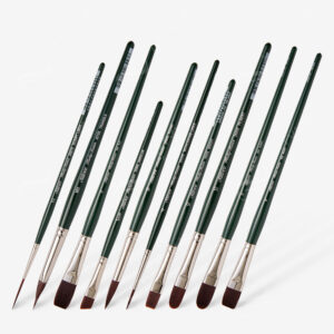 SILVER BRUSH : RUBY SATIN SYNTHETIC BRUSHES