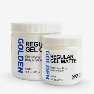 GOLDEN : REGULAR GEL MEDIUMS