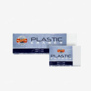 KOH-I-NOOR : WHITE OBLONG PLASTIC ERASERS