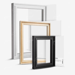 JACKSON'S : HANDMADE BOARD 535 UNIVERSAL PRIMED LINEN AND READY-MADE AYOUS WOOD FRAME SET