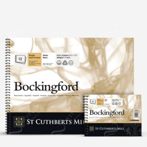 BOCKINGFORD : WATERCOLOUR PAPERS WHITE REGULAR SPIRAL PADS
