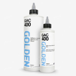 GOLDEN : GAC 400 ACRYLIC POLYMER FOR STIFFENING FABRICS