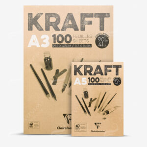 CLAIREFONTAINE : BROWN KRAFT PADS