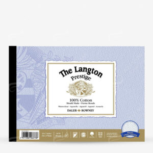DALER-ROWNEY : LANGTON PRESTIGE WATERCOLOUR PAPER BLOCKS AND PADS