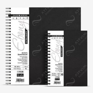 DALER-ROWNEY : EBONY EXTRA WHITE SPIRAL