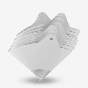 HANDOVER : PAPER PAINT STRAINERS WITH HANGING HOLES