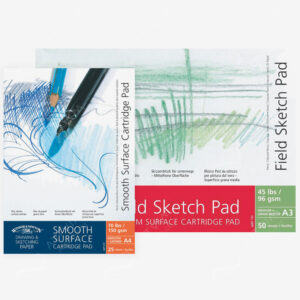 WINSOR & NEWTON : CARTRIDGE PAPER SPIRAL PADS