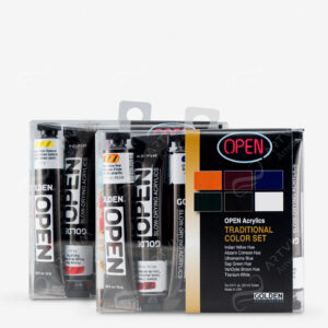 GOLDEN : OPEN ACRYLIC SETS