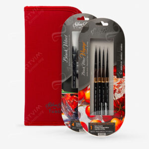 SILVER BRUSH : BLACK VELVET SQUIRREL & RISSLON BRUSH SETS