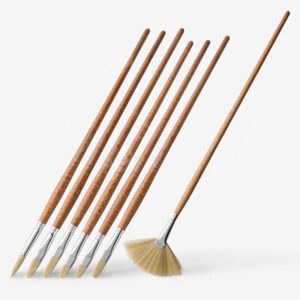 ESCODA : FUTURA WHITE CHUNGKING SYNTHETIC BRUSHES