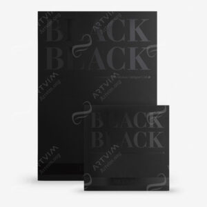 FABRIANO : BLACK BLACK PAPER