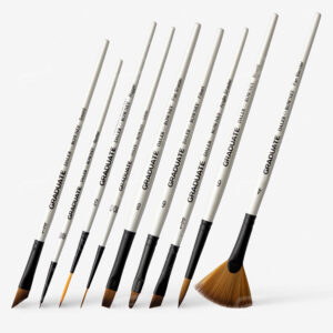 DALER-ROWNEY : GRADUATE SHORT HANDLED SYNTHETIC BRUSHES