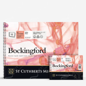 BOCKINGFORD : WATERCOLOUR PAPERS WHITE REGULAR SPIRAL PADS