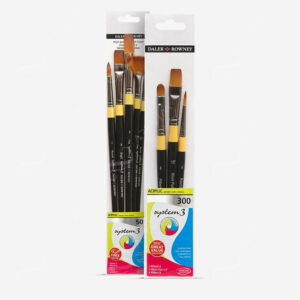 DALER-ROWNEY : SYSTEM3 ACRYLIC BRUSHES WALLET SETS