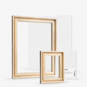 JACKSON'S : HANDMADE BOARD 535 UNIVERSAL PRIMED LINEN AND READY-MADE LIME WOOD FRAME SET