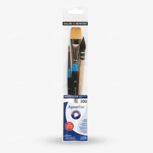 DALER-ROWNEY : AQUAFINE WATERCOLOUR BRUSHES WALLET SETS