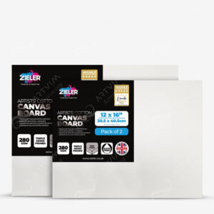 ZIELER : STRETCHED WHITE CANVAS BOARDS