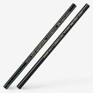 FABER-CASTELL : PITT BLACK CHARCOAL PENCILS
