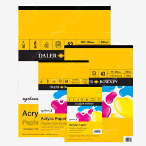 DALER-ROWNEY : SYSTEM3 ACRYLIC PADS