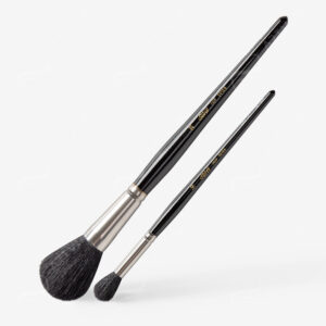SILVER BRUSH : BLACK GOAT HAIR MOP BRUSHES