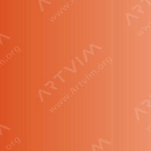 دالر رونی : رنگ‌ اکریلیک روان سیستم تری : Cadmium Orange Hue