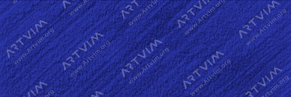 کنته پاریس : مداد پاستل : Prussian Blue