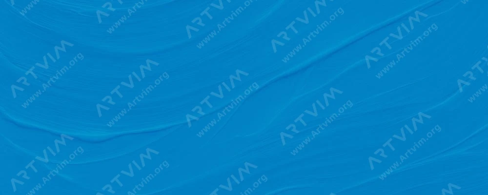دالر رونی : رنگ‌ اکریلیک سیستم تری : Fluorescent Blue