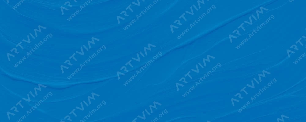 دالر رونی : رنگ‌ اکریلیک سیستم تری : Coeruleum Blue Hue