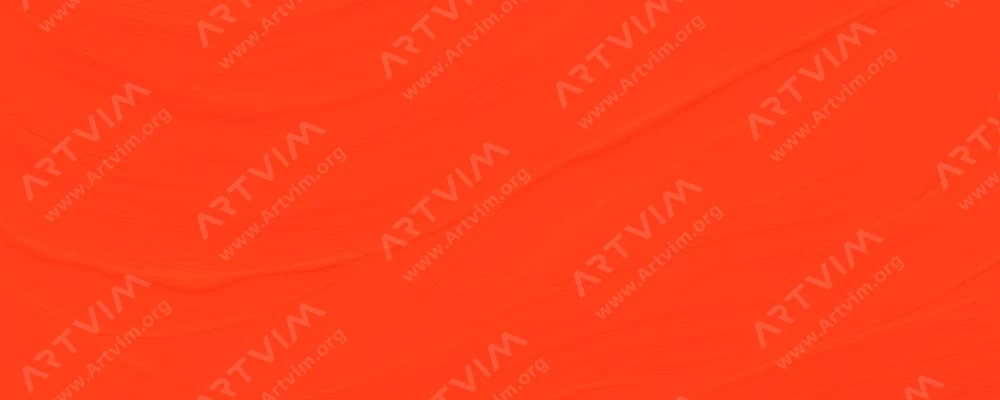 دالر رونی : رنگ‌ اکریلیک سیستم تری : Cadmium Scarlet Hue