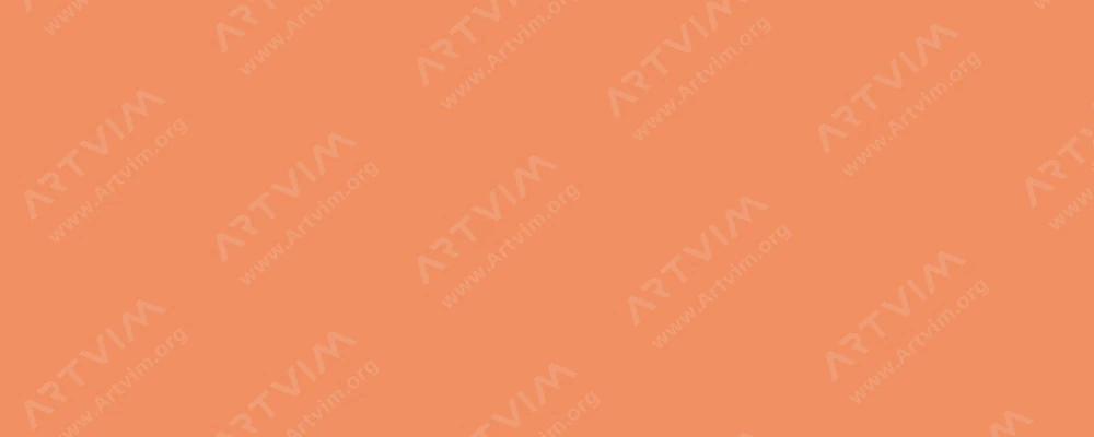 درونت : بلوک رنگ اینکتنس : Cadmium Orange
