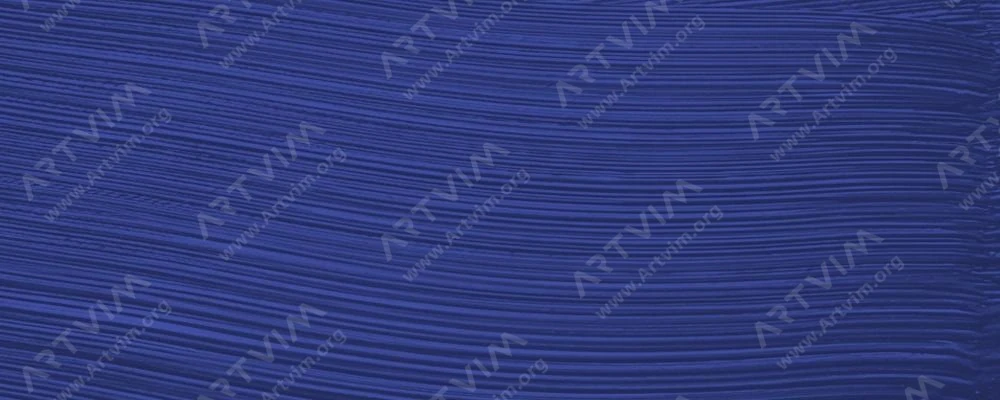 دالر رونی : رنگ روغن جورجین : French Ultramarine