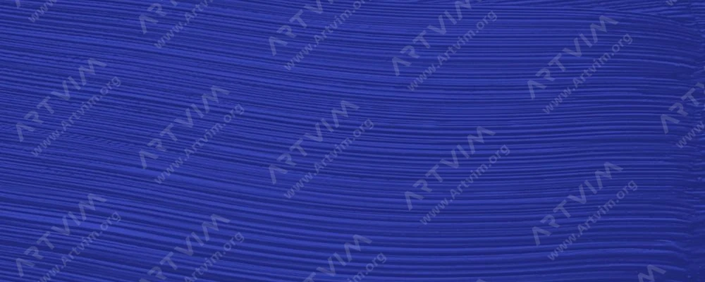 اشمینکه : رنگ روغن موسینی : Ultramarine Blue Light