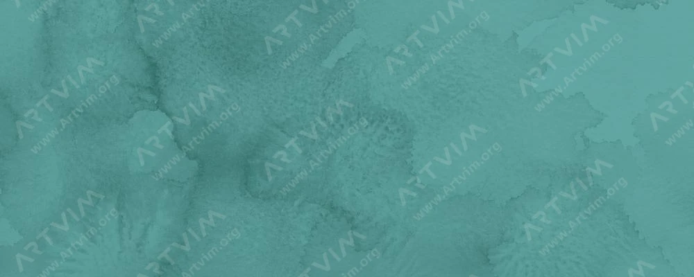 دالر رونی : آبرنگ آرتیست : Phthalo Turquoise