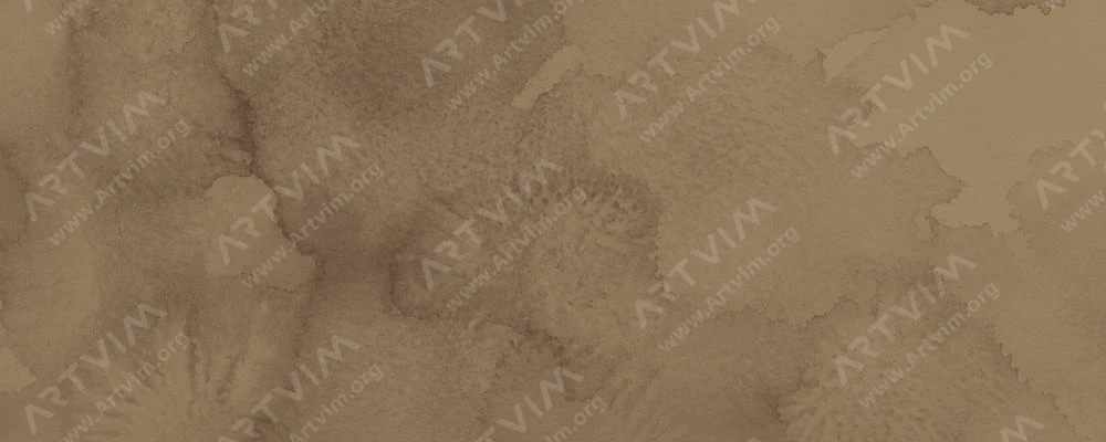 دالر رونی : آبرنگ آرتیست : Burnt Umber