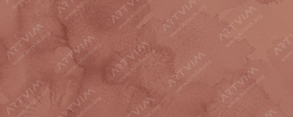 دالر رونی : آبرنگ آرتیست : Indian Red