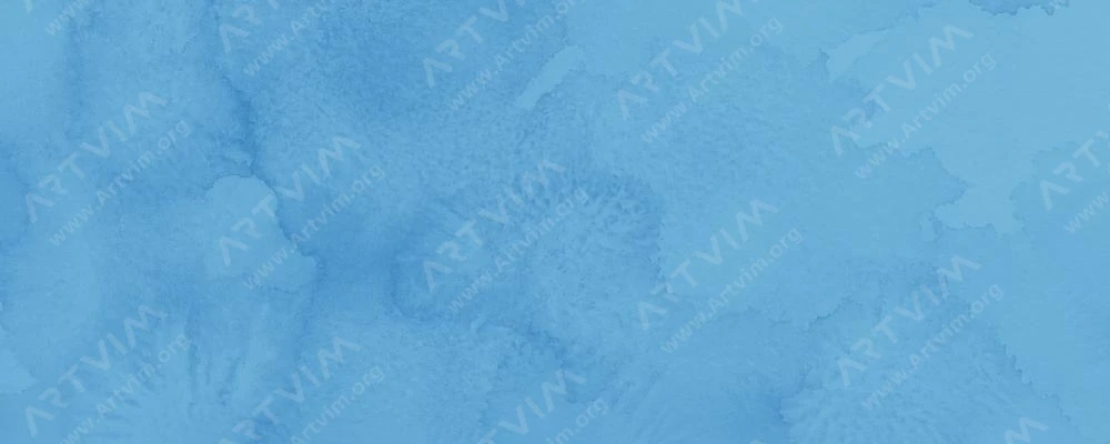 دالر رونی : آبرنگ آرتیست : Cobalt Blue Deep