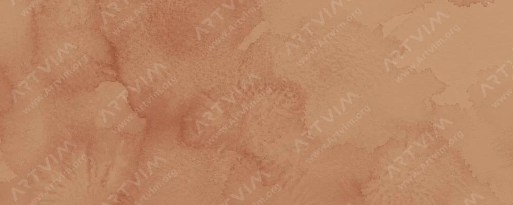 دالر رونی : آبرنگ آرتیست : Burnt Sienna