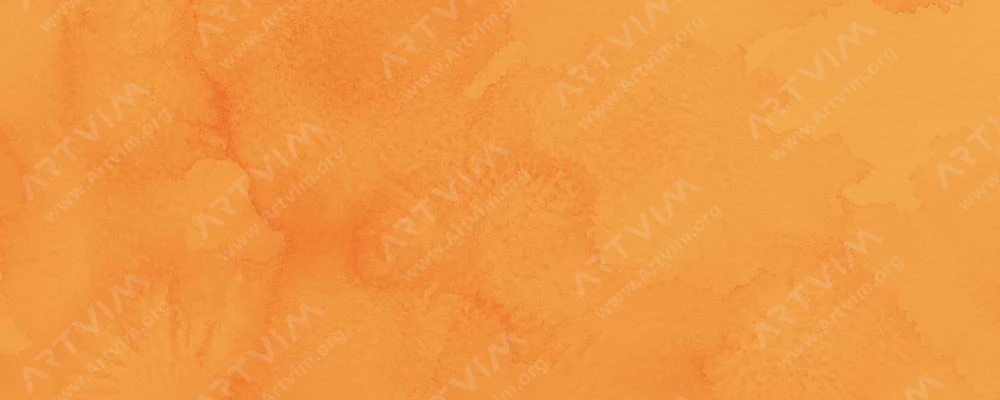 اشمینکه : آبرنگ مستر هورادام : Cadmium Orange Deep