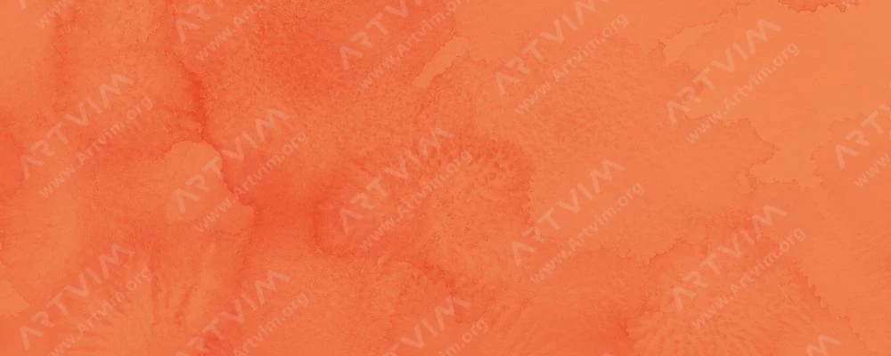 اشمینکه : آبرنگ مستر هورادام : Cadmium Red Orange