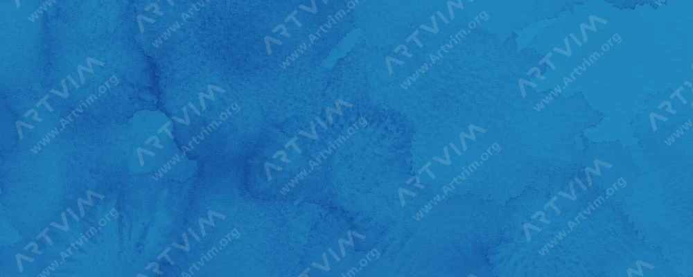اشمینکه : آبرنگ مستر هورادام : Cerulean Blue Tone