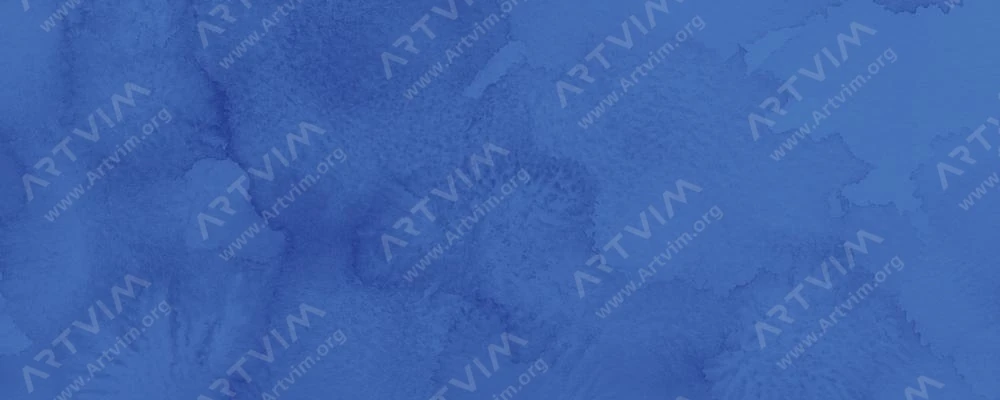 اشمینکه : آبرنگ مستر هورادام : Cobalt Blue Tone