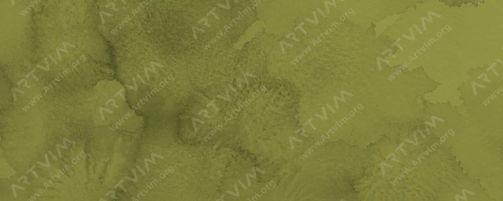 اشمینکه : آبرنگ مستر هورادام : Olive Green Yellowish