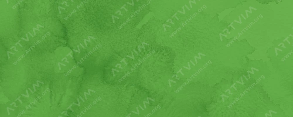 اشمینکه : آبرنگ مستر هورادام : Sap Green