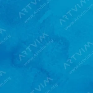 شین‌هان : رنگ ترکیبی آبرنگ و گواش هایبرید : Cerulean Blue Hue