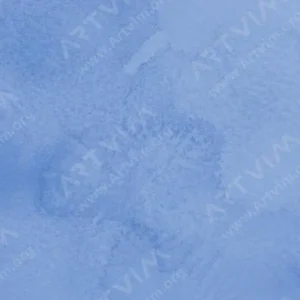 شین‌هان : رنگ ترکیبی آبرنگ و گواش هایبرید : Blue Celeste